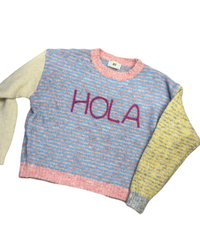 Hola Apricot Neckline Jumper