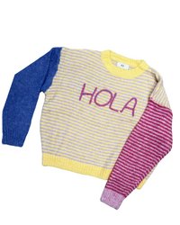 Hola Yellow Neckline Jumper