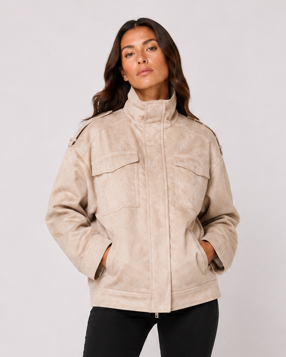 Felix Bomber- Beige