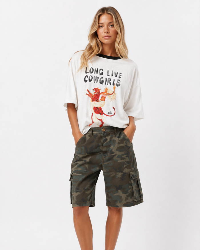 Long Live Cowgirls - White