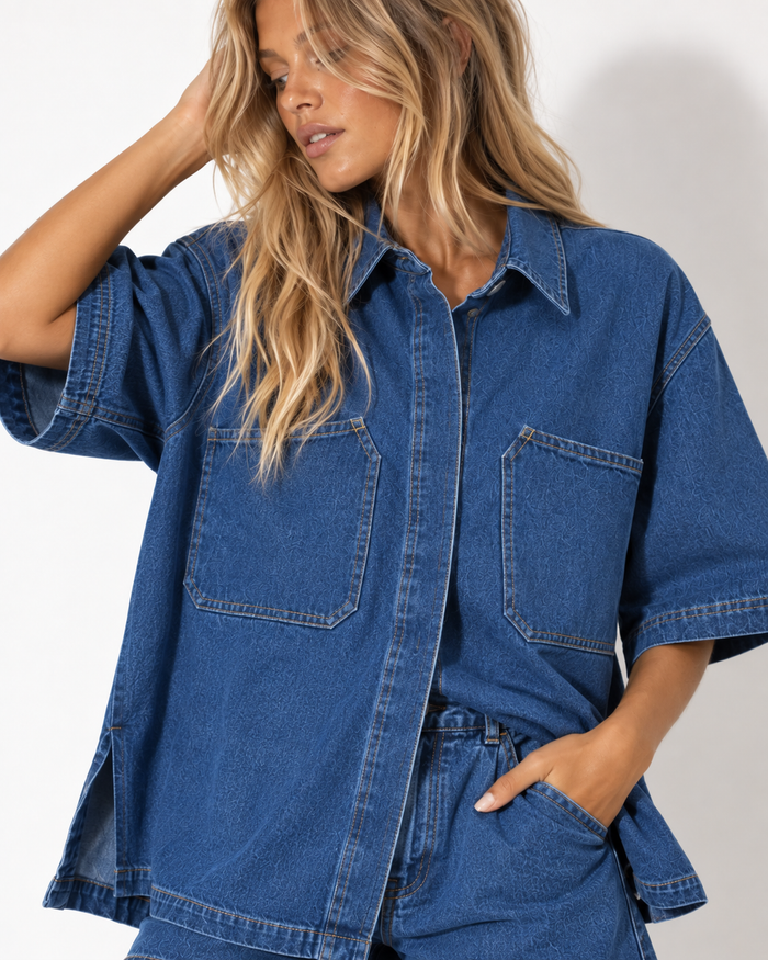 Denz Set Dark Denim