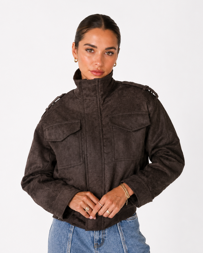 Felix Bomber- Choc Brown