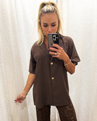 Blair Shirt - Brown