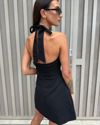Audrey Halter Mini Dress