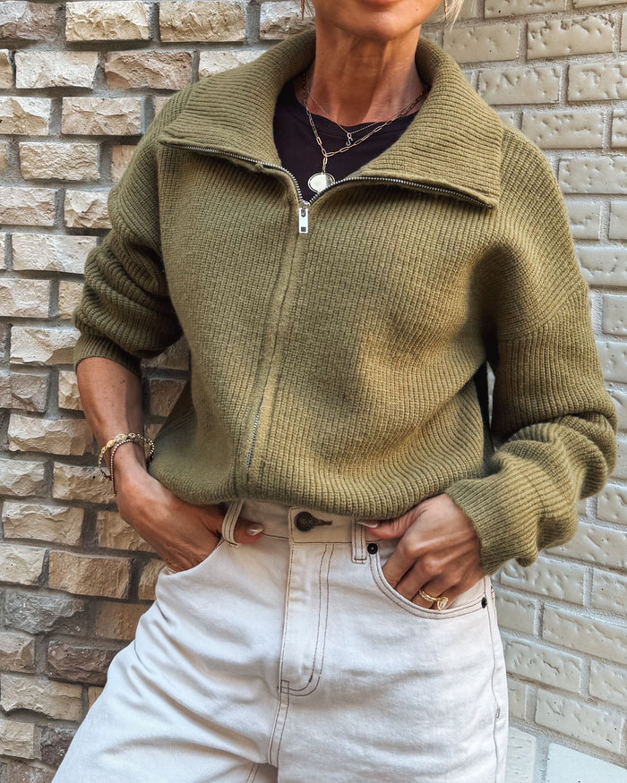 Jonas Khaki Jumper