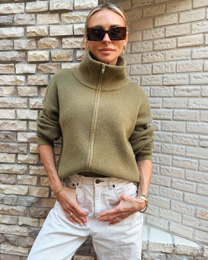 Jonas Khaki Jumper