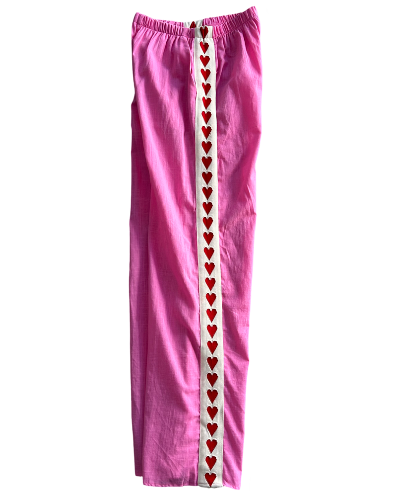 Pink Heart Pants