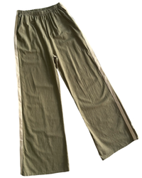 Khaki Racer Pants