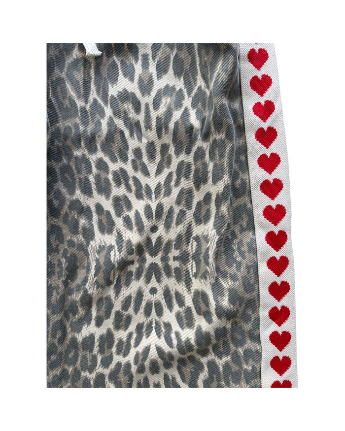 Heart Leo Leopard Pants