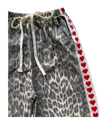 Heart Leo Leopard Pants