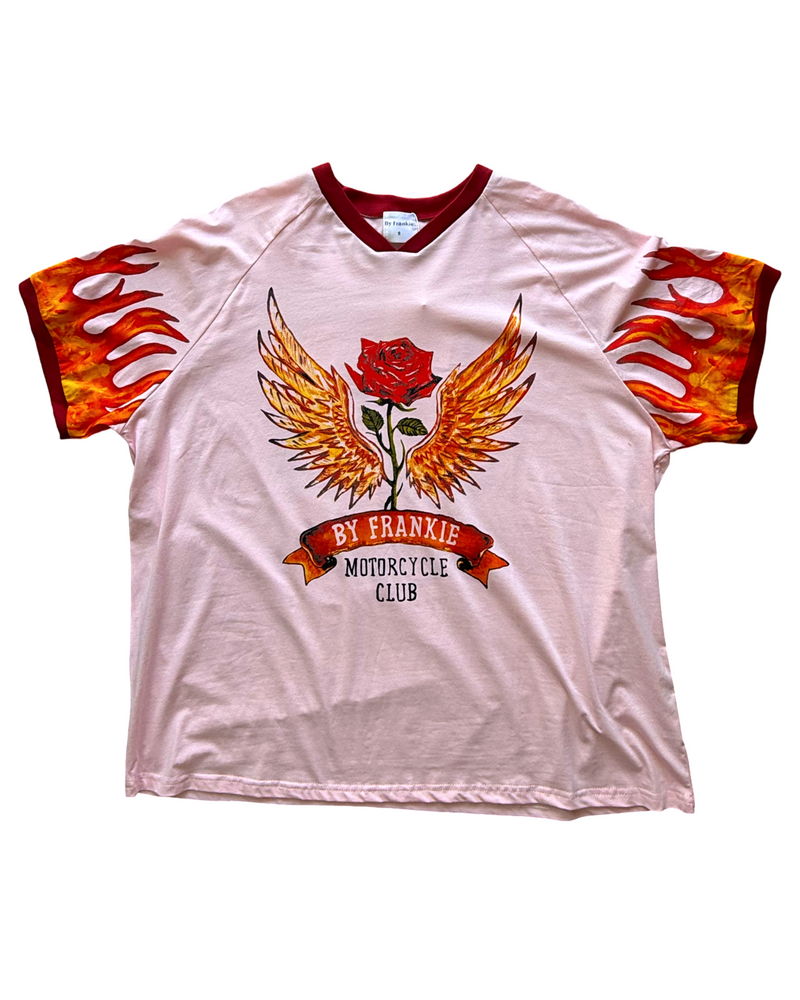 Moto Mayhem Pink Tshirt