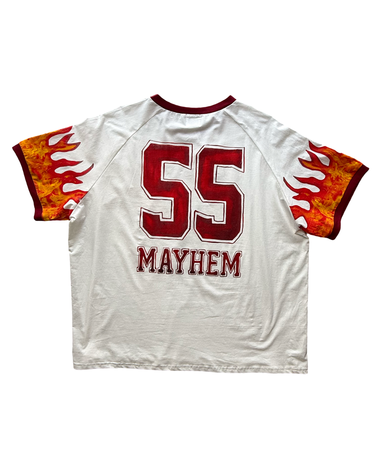 Moto Mayhem White Tshirt