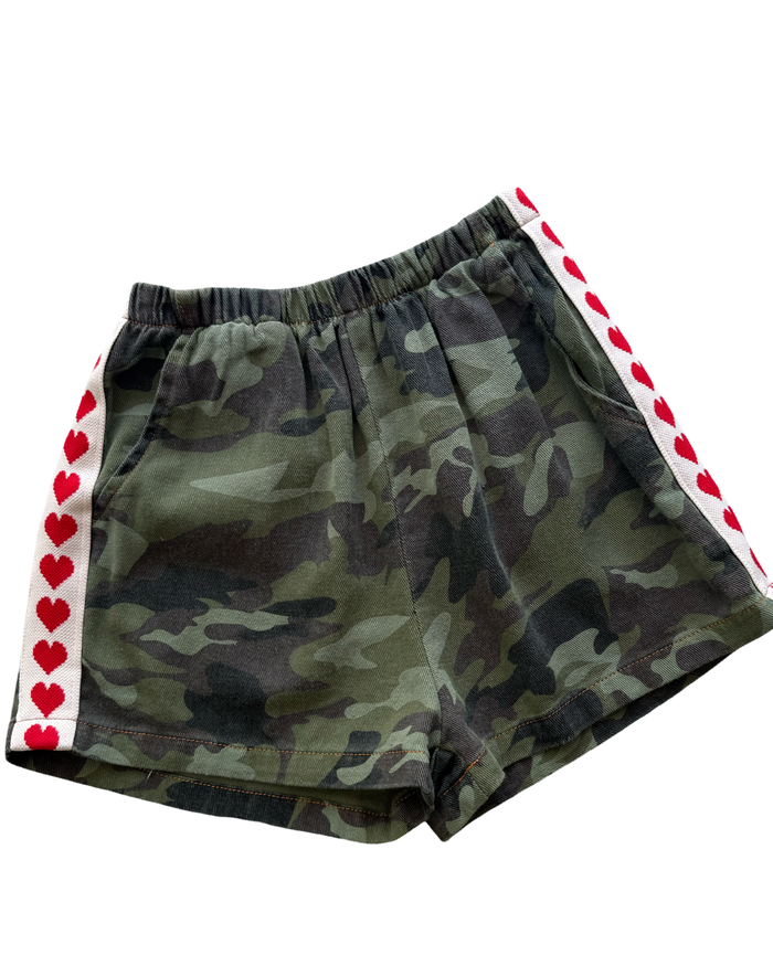 Heart Shorts Camo