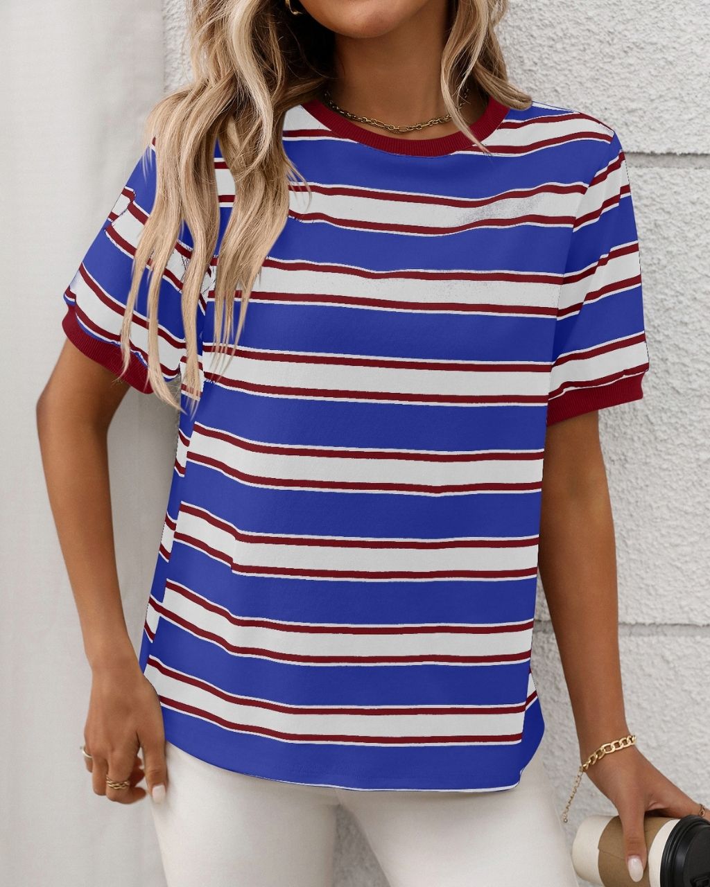 Alfie Tee - Cobalt Blue