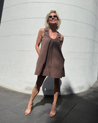 Isabelle Dress - Brown