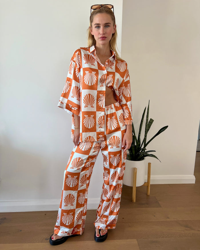 Shell Set - White/Orange