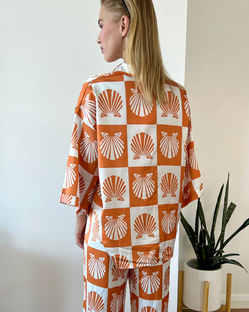 Shell Set - White/Orange