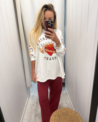 Wandering Long Sleeve Tshirt - White