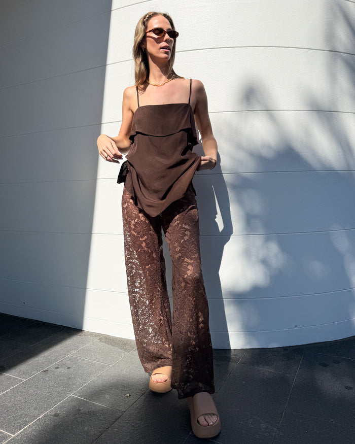 Alyssa Top - Chocolate