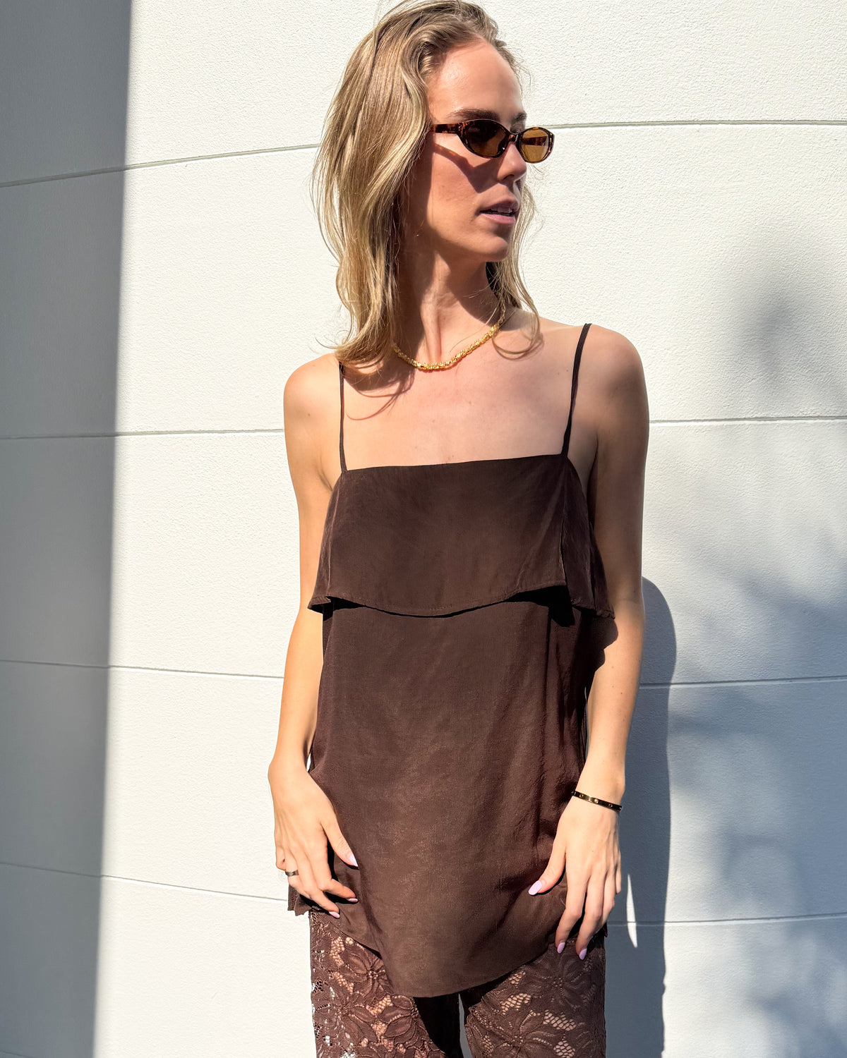 Alyssa Top - Chocolate