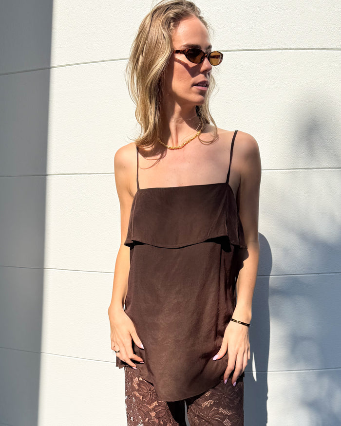 Alyssa Top - Chocolate