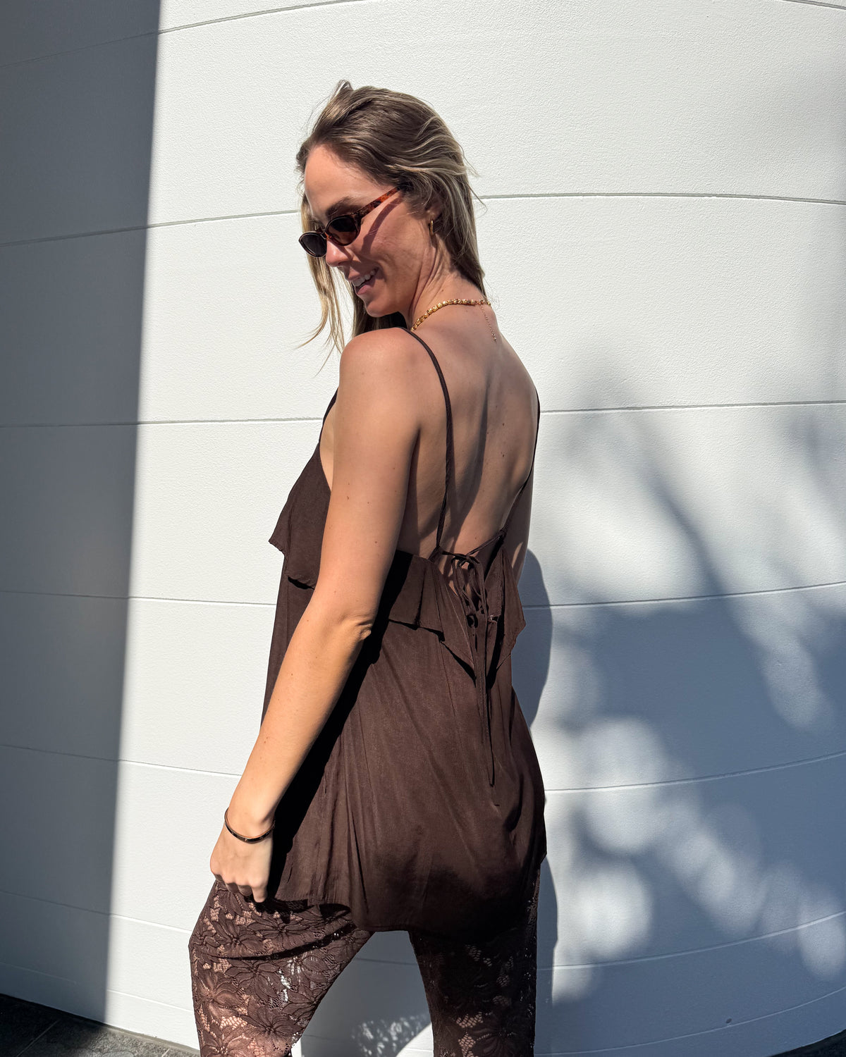 Alyssa Top - Chocolate