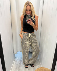 Leo Leopard Pants- Light