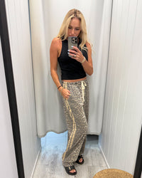 Leo Leopard Pants- Light