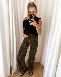 Brandy Jeans - Dark Leopard
