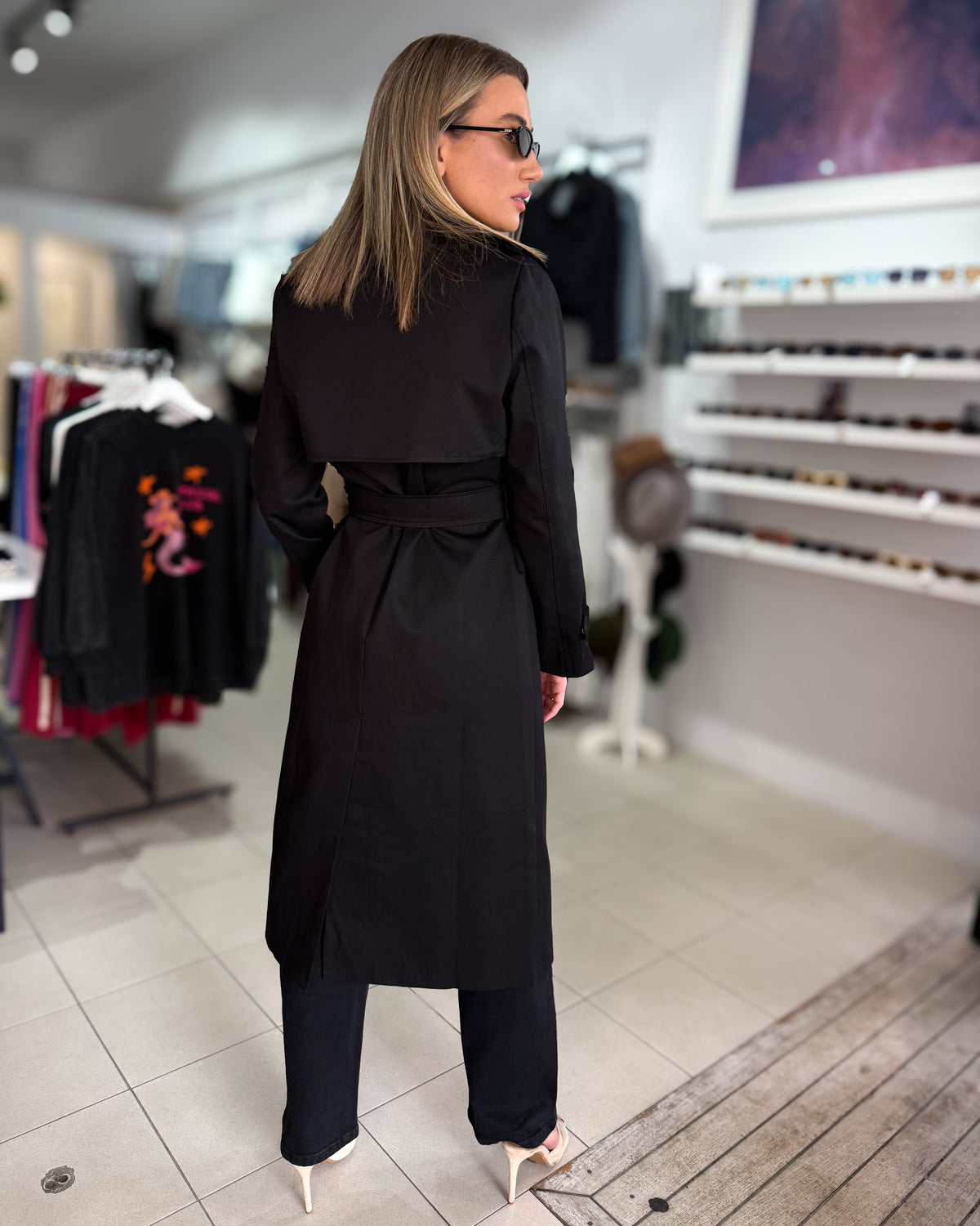 Natari Trench Coat Black