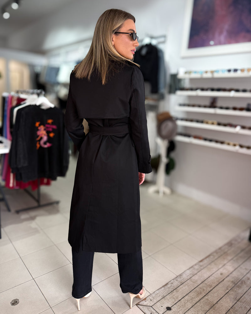 Natari Trench Coat Black