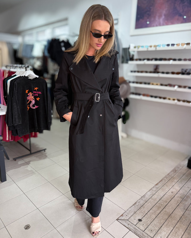 Natari Trench Coat Black
