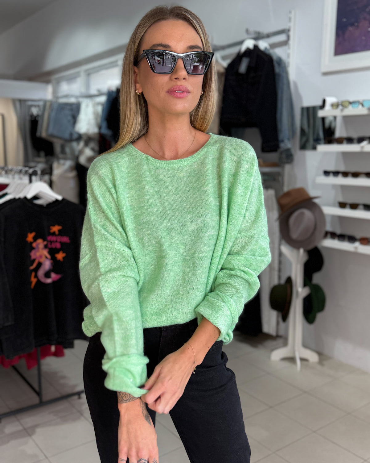 Suburb Jumper - Light Green