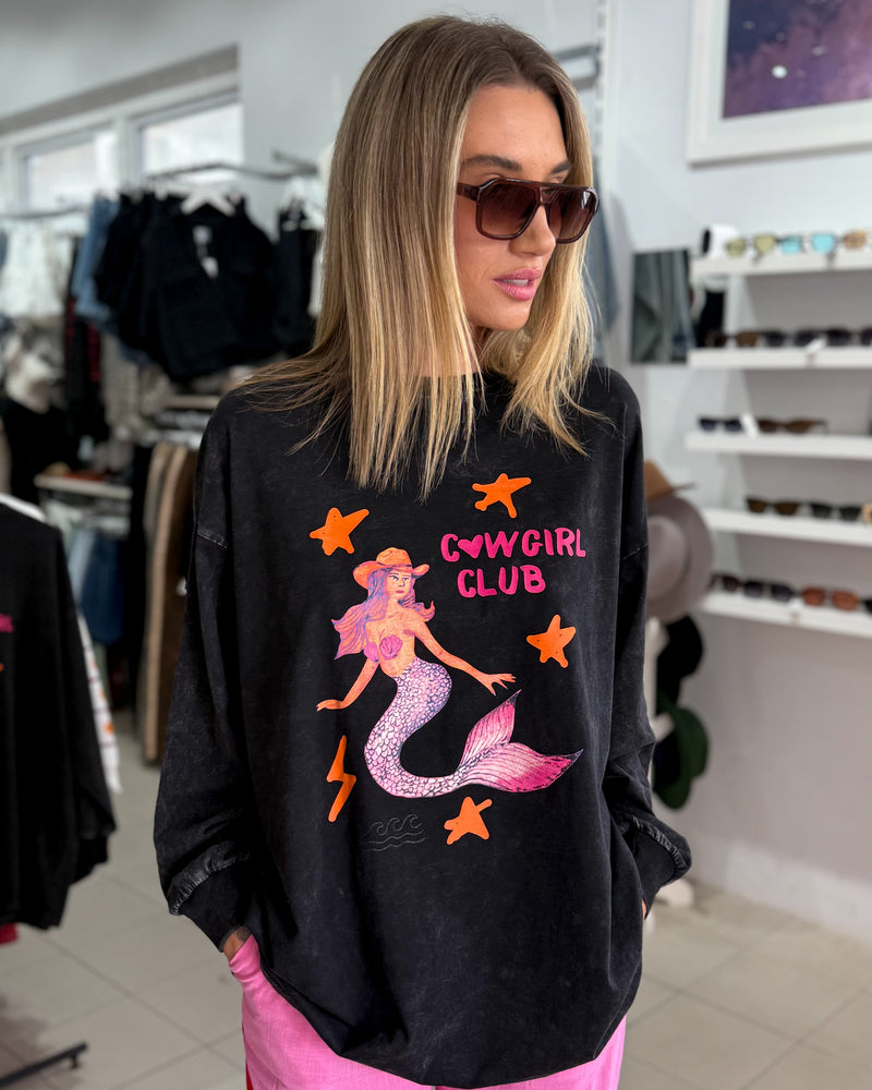 Cowgirl Club Long Sleeve Tshirt