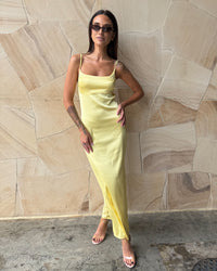 Halle Dress- Yellow