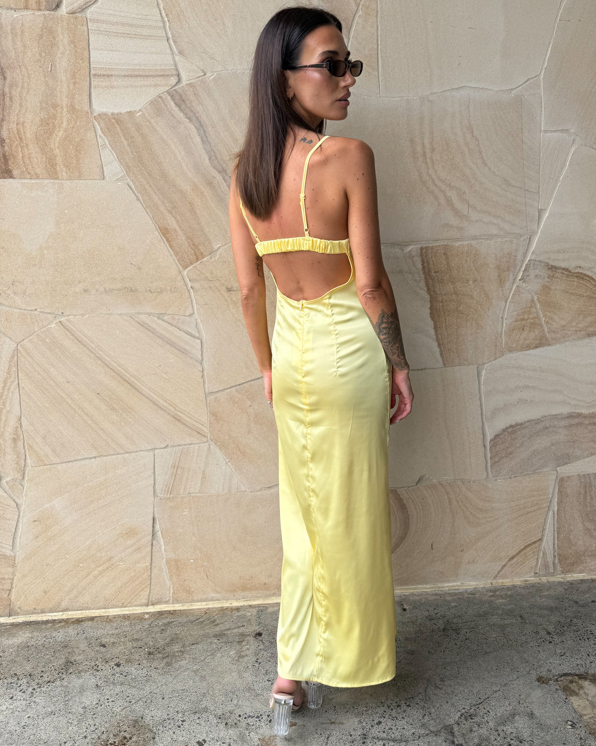 Halle Dress- Yellow