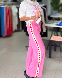 Pink Heart Pants