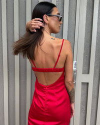 Halle Dress- Red