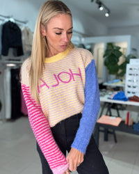 Hola Yellow Neckline Jumper