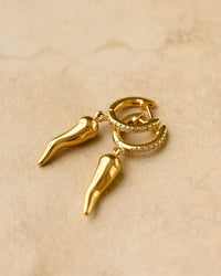 Chilli Earrings - Gold