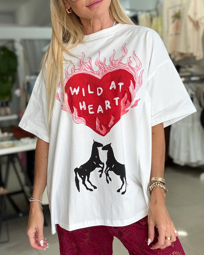 Wild Heart White T-shirt