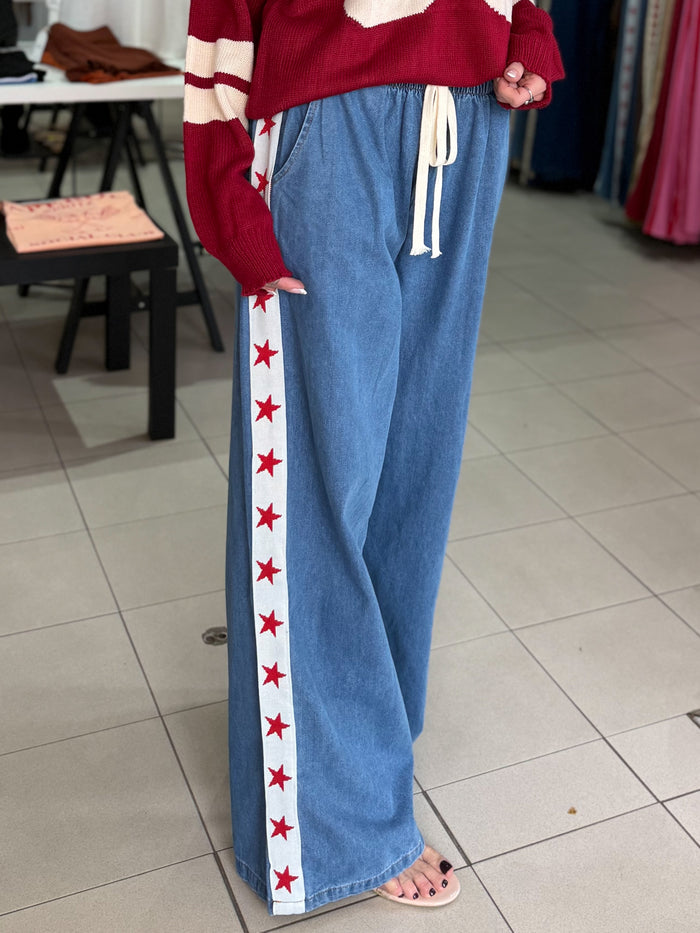 Starboy Denim Racer Pant