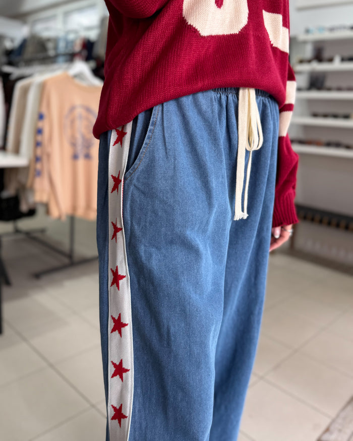 Starboy Denim Racer Pant