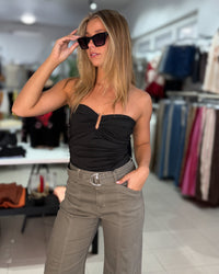 Taleea Khaki Jeans