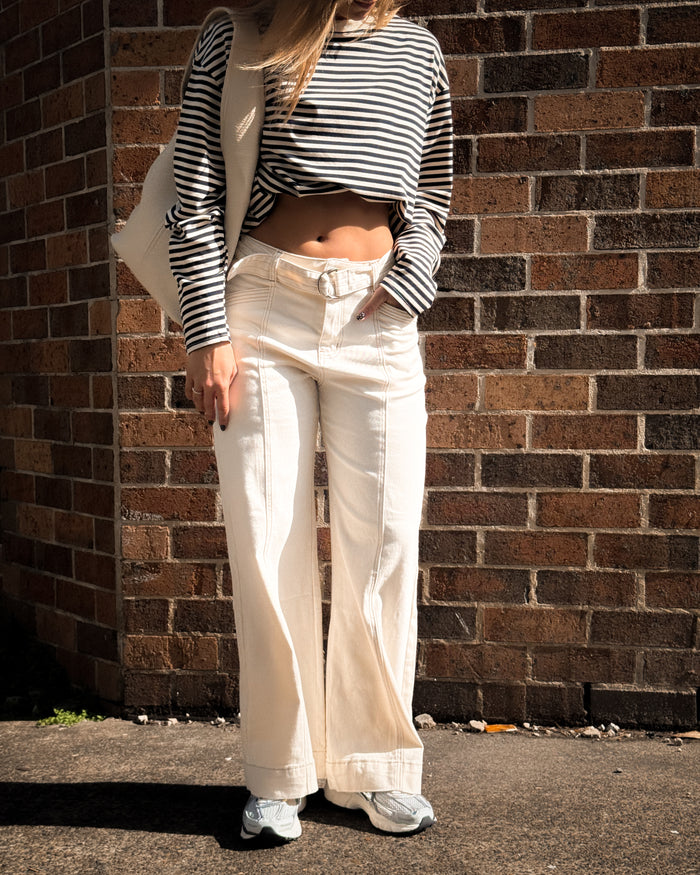 Taleea Off White Jeans
