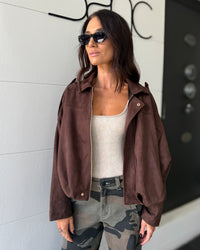 Micky Bomber Jacket - Chocolate