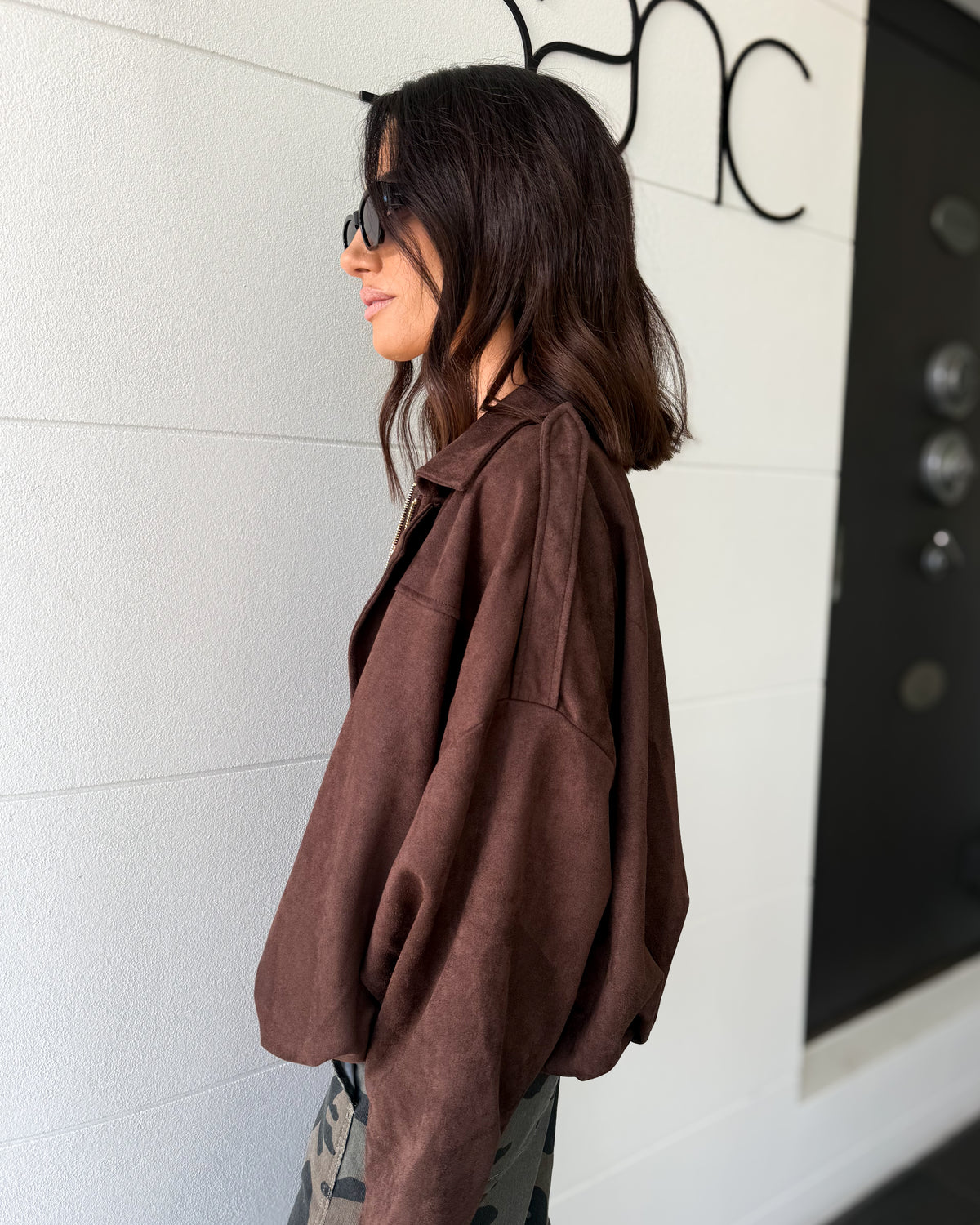 Micky Bomber Jacket - Chocolate