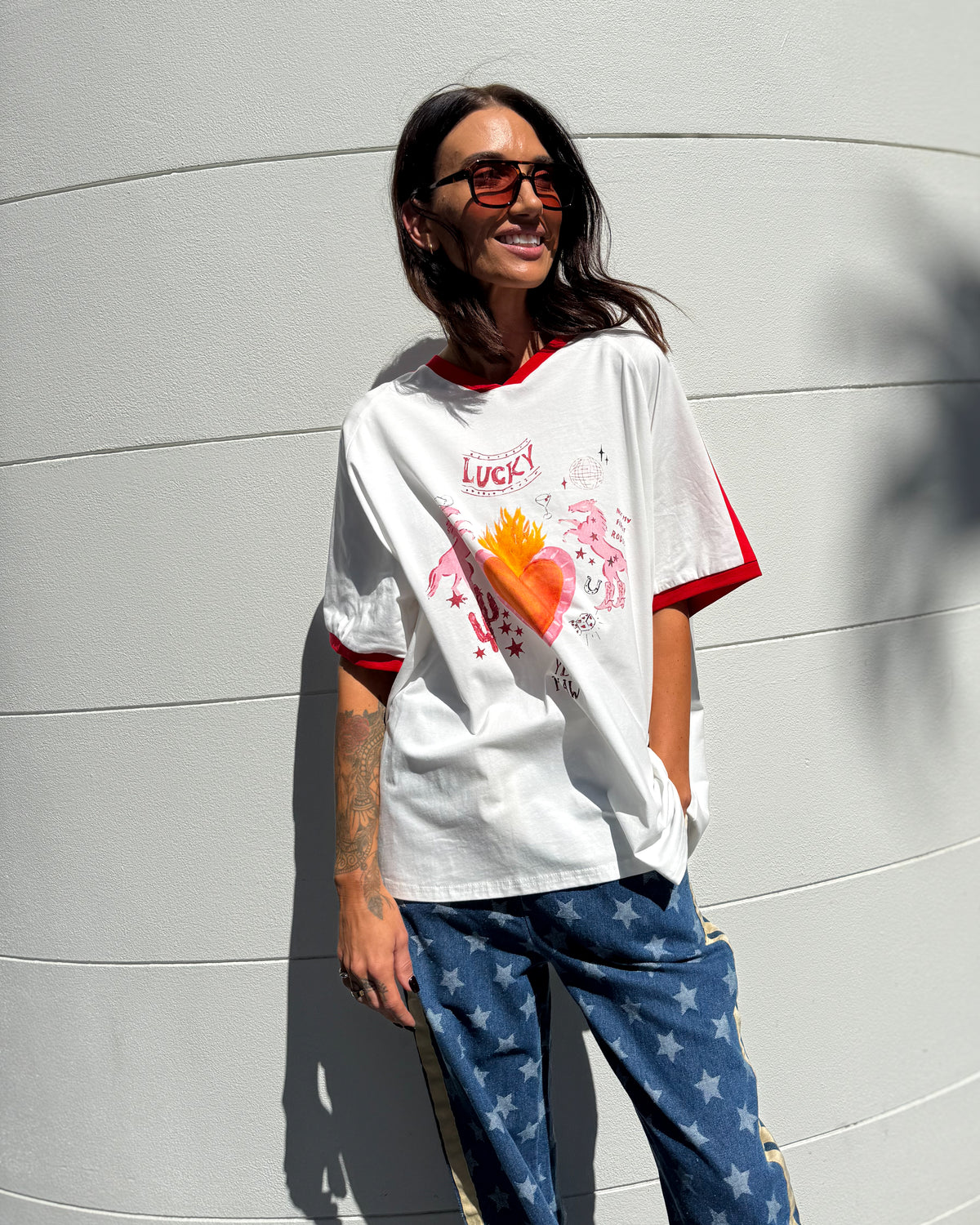 Lucky White T-shirt