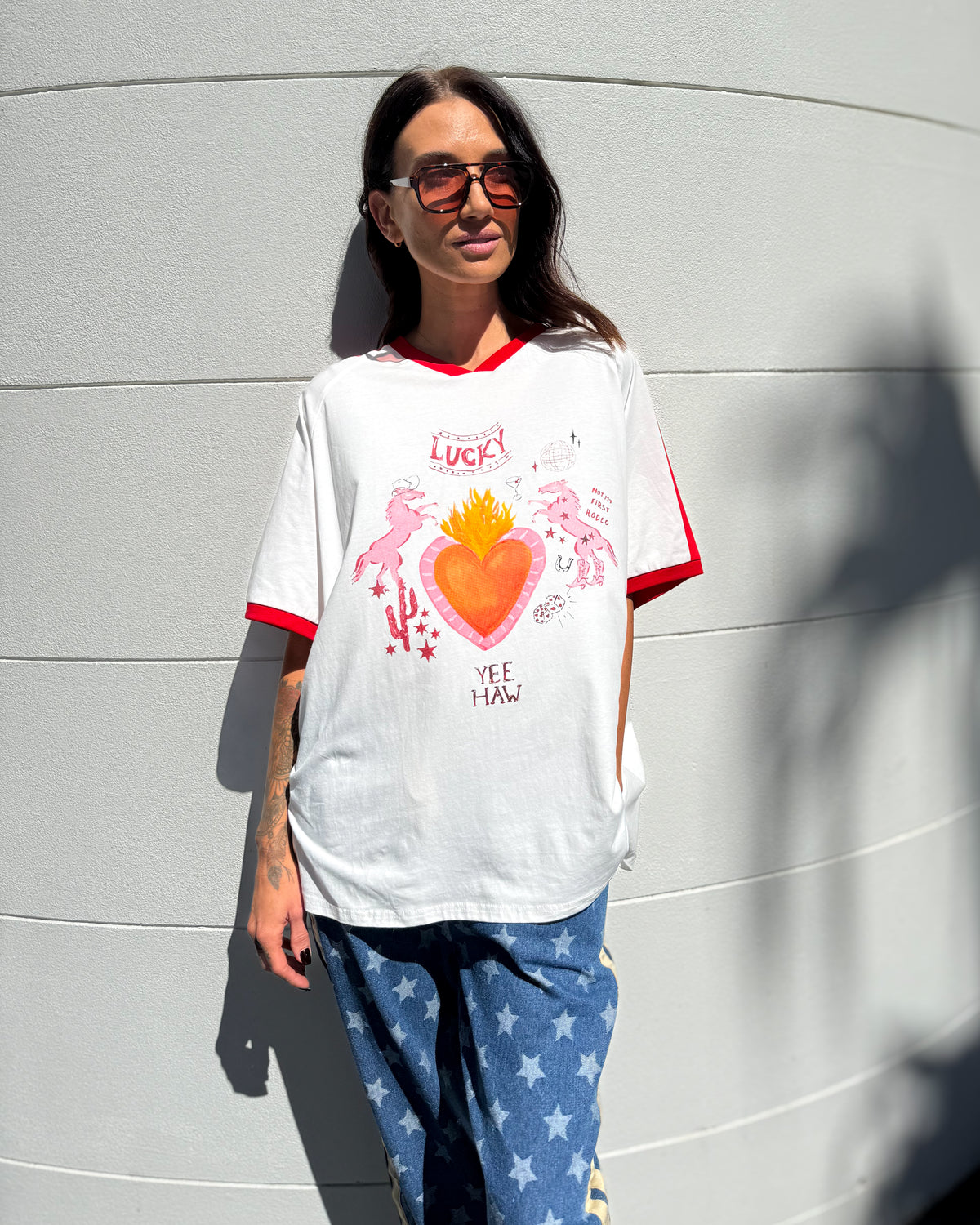 Lucky White T-shirt