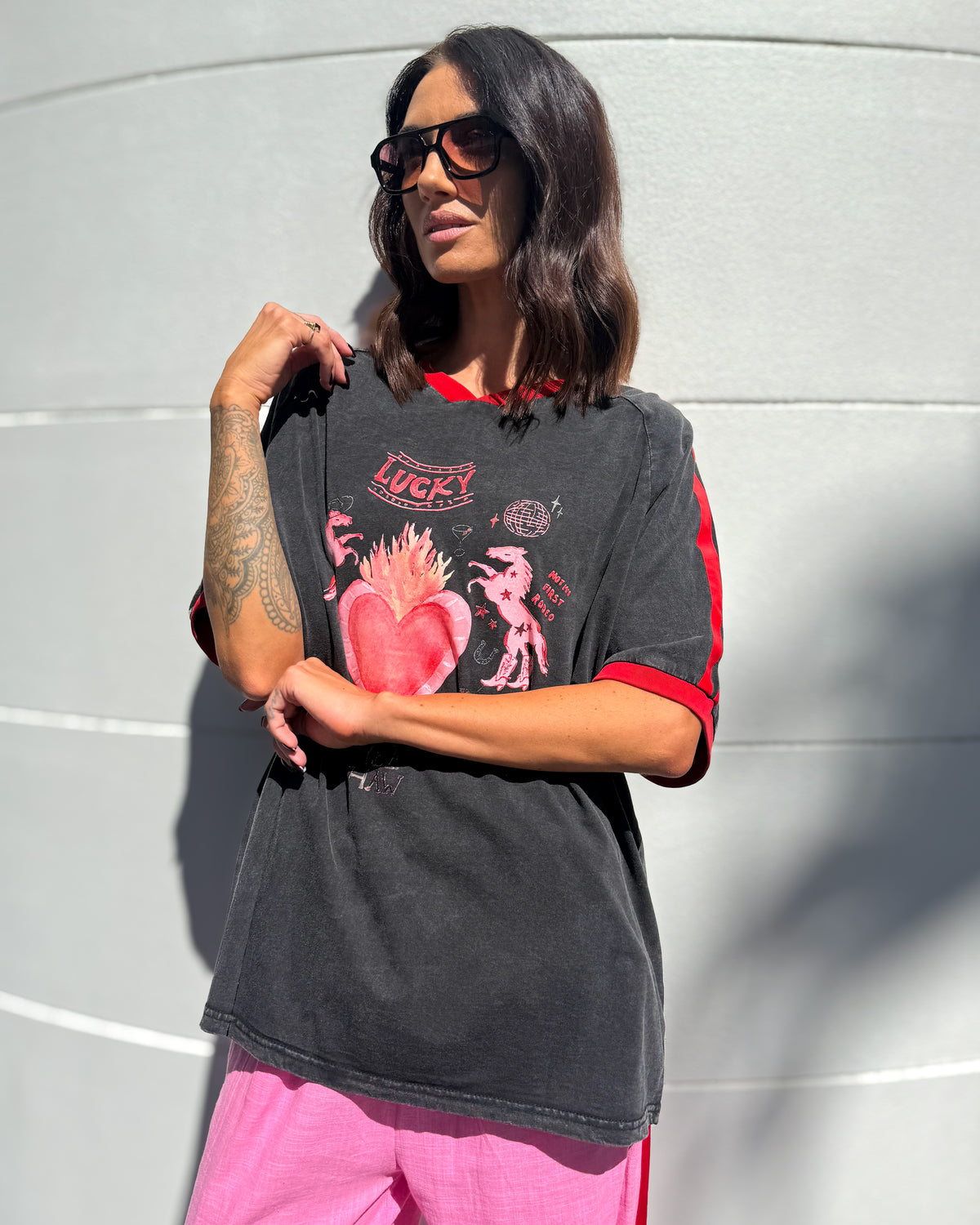 Lucky Black T-shirt